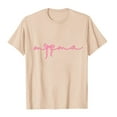 thumbnail image 4 of Tops de Manga Corta de Verano para las Mujeres Imprimir Blusa de Cuello Redondo, Moda Ligera de Poliéster Spandex, 4 of 4