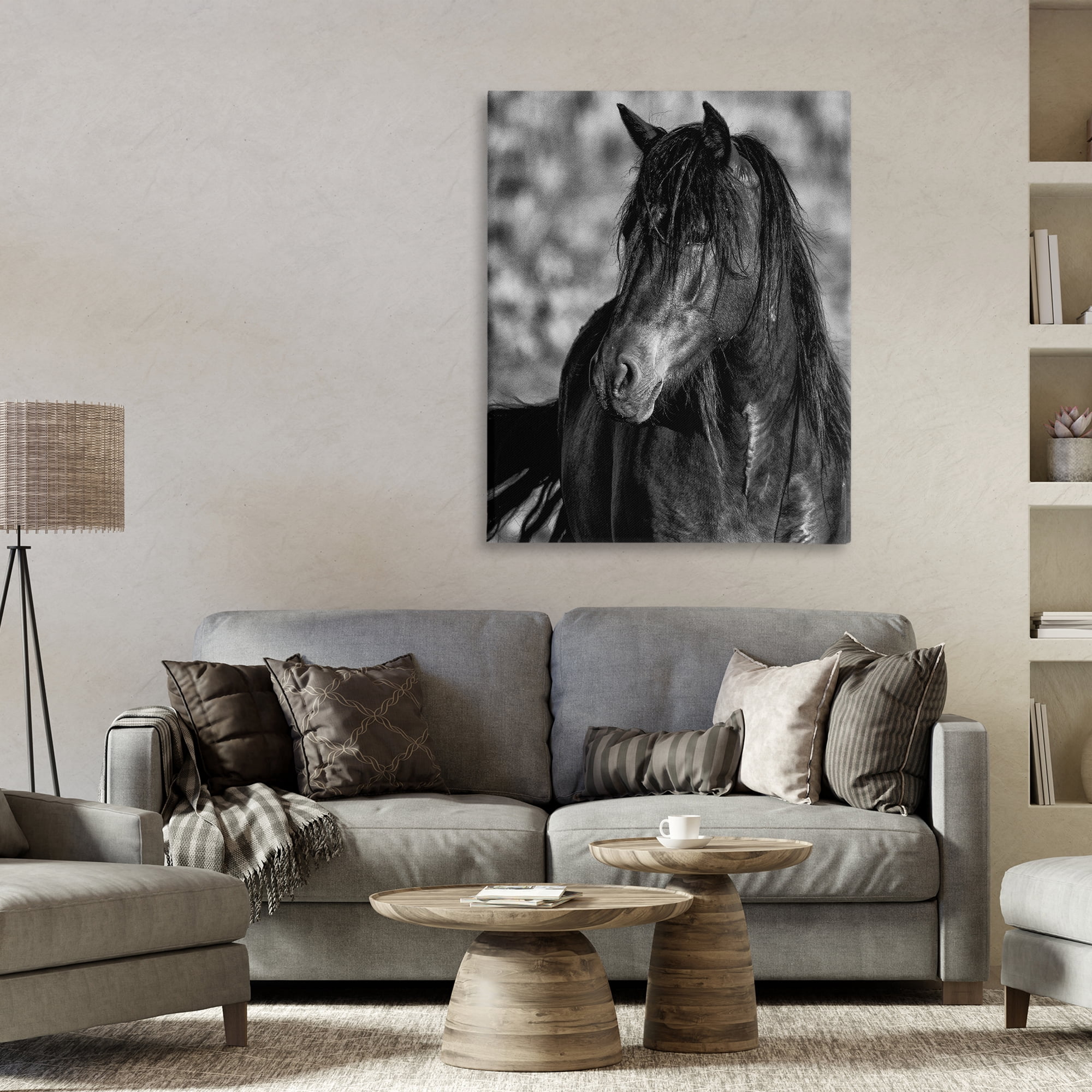 Stupell Industries Beauty In Black Canvas Wall Art, design by Tim West