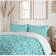 thumbnail image 6 of Ambesonne Polka Dots Duvet Cover Set, Blue Tones Rounds Art, 2-Calking, Sea Green Turquoise, 6 of 6