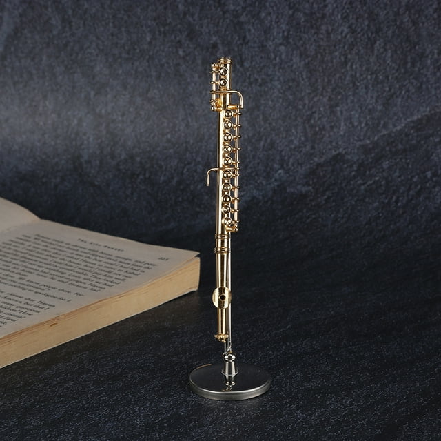 MODOLO DE INSTRUMENTOS MUSICOS SIMULADOS FLAUTA EN MINIATURA, MODOLO DE MURENECA EN MINIATURA DELECTIVA FLAUTA DE Casa de Muñecas, Regalo de Adornos para Niños Regalo para
