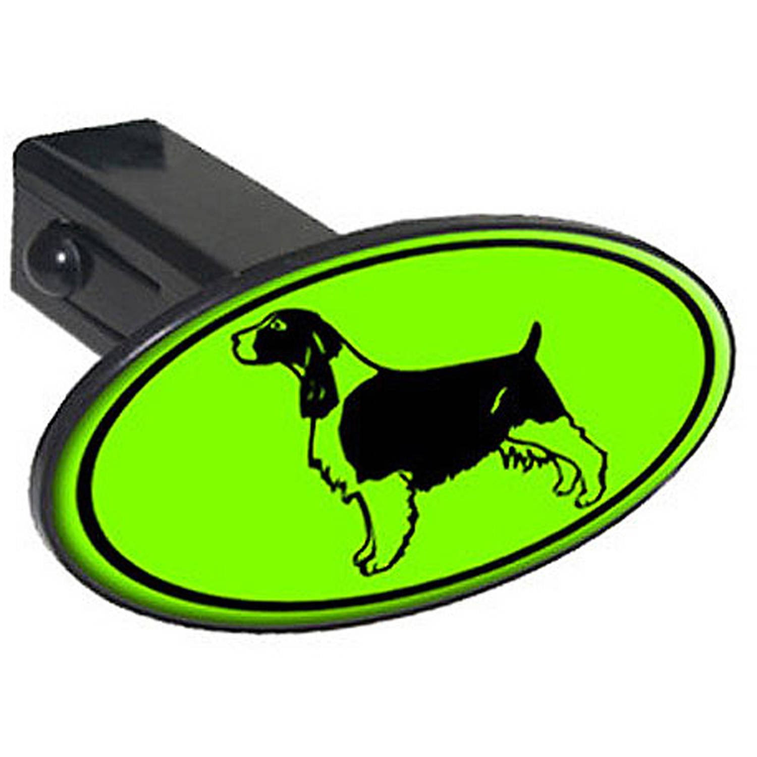 English Springer Spaniel, Dog 1.25" Oval Tow Trailer Hitch Cover Plug