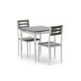 thumbnail image 3 of 2-person home dining mesa set 3-piece set con spiral mesa legs para small kitchens y apartments, 3 of 6