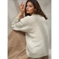 thumbnail image 3 of Thick Knit V-neck Sweater, 3 of 5