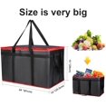 thumbnail image 4 of Bolsa isotérmica para catering musbus para entrega de alimentos 60L negro/rojo, 4 of 6