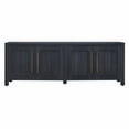 thumbnail image 4 of Evelyn&Zoe Chabot Rectangular TV Stand for TV's up to 75", Black Grain, 4 of 11