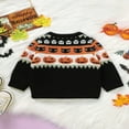 thumbnail image 4 of Chandail Tricoté pour Bébé Fille Garçon, Chandail d'Halloween, Chandail Molletonné Chaud à Col Rond, Manches Longues, Hauts pour Nourrisson Tout-Petit, 4 of 8