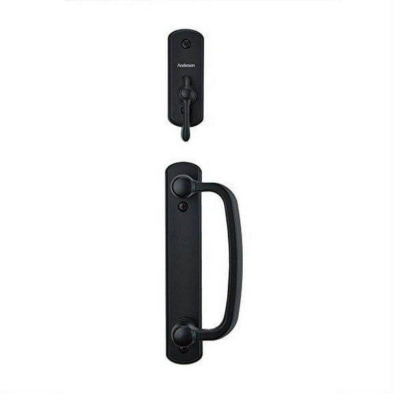 Andersen Albany 2-Panel Gliding Door Hardware Set in Black