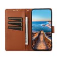 thumbnail image 3 of Google Pixel 7A 5G Case ,Vintage PU Leather Flip Cover Card Slots Magnetic Kickstand Hand Strap Case for Google Pixel 7A 5G, 3 of 5