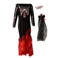 thumbnail image 3 of de disfraces de halloween disfraz de zombie novia mujeres Yuyangstore traje de novia de halloween, 3 of 5