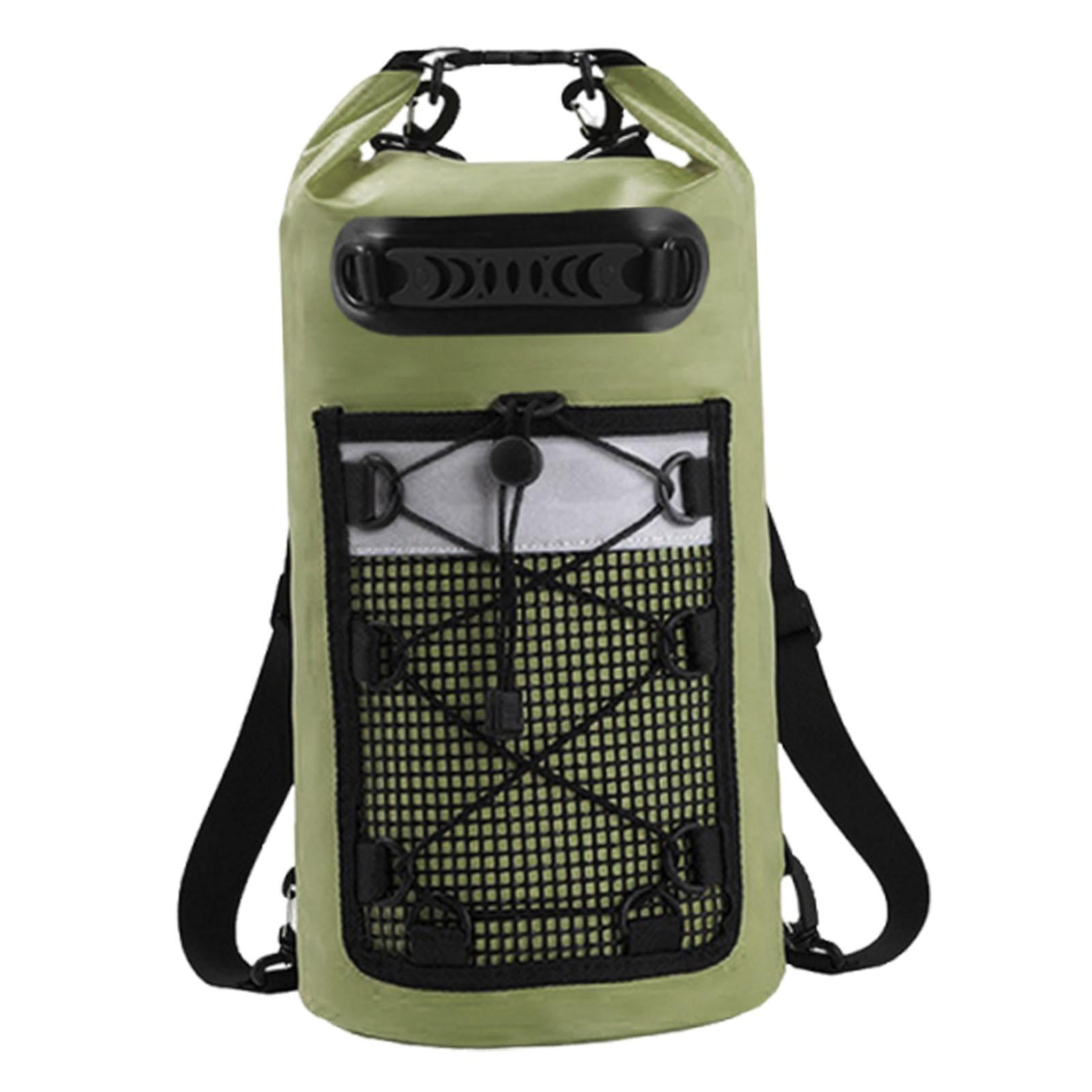 harayaa Dry Bag Comfortable Sturdy Keeps Gear Dry Large Capacity Lightweight Storage Bag Green