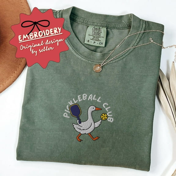 Embroidered Pickleball Shirt, Funny Pickleball Gifts for Her, Gift for Her