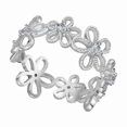 thumbnail image 4 of Leander's 925 sterling silver Flower Shadow Ring, a high-end hollow ring, offers ultimate luxury, minimalist style, and perfect complement to any outfit, perfect for everyday wear., 4 of 5