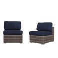 thumbnail image 2 of Living Source International 11 Piece Sunbrella Sectional Set with Cushions Navy Blue, 2 of 5