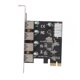 thumbnail image 1 of Tarjeta adaptadora PCIE a USB30 ANGGREK 4 puertos USB30 alta velocidad 5Gbps, 1 of 8