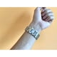 thumbnail image 5 of Adecuado para Apple Watch iwatch 1-7 generación, correa de metal de acero inoxidable tejida con forma de corazón de cadena de cuatro filas, 5 of 5
