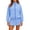 Blue, variant on Stralyhd Two Piece Set Womens Travel Vacation Long Sleeve Outfit 2026 Striped Tracksuit Daily Comfy Casual Lounge Sets