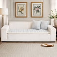 thumbnail image 4 of CJC Plush Couch Sofa Cover for Pet Dogs Washable Non-Slip Couch Covers for 3 Cushion Sofa Pet Friendly (Gray, 27.6" x 70.9"/70 x 180cm), 4 of 12