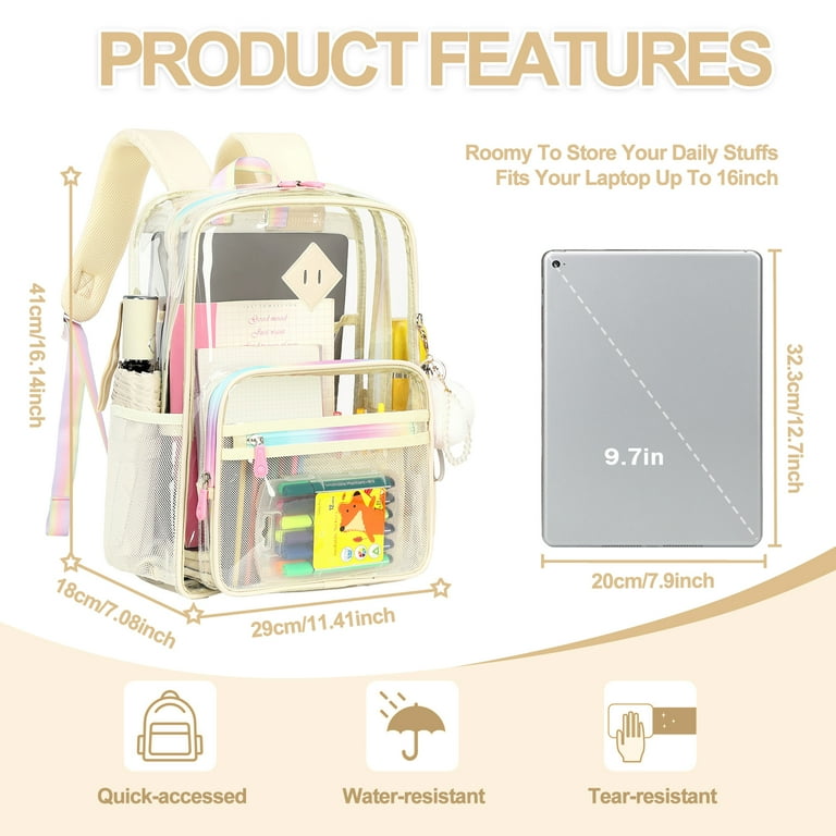 Bookbag Clear Backpack Walmart In Store Clear Backpack For Kids