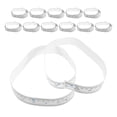 thumbnail image 1 of WEUVEB 12Pcs White Waterproof Fish Measuring Ruler Sticker for Boat Use with High Adhesion and Dual Scale, 1 of 8