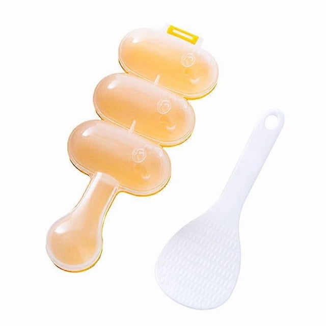 2pcs Rice Ball Sushi Rice Ball Mold With Rice Spoon