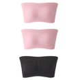 thumbnail image 2 of YYDGH Women's Bandeau Bra Strapless Bralette Smoothing Seamless Brassiere Comfortable Non-Padded Stretch Top Bra, 2 of 3