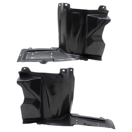 Pair Set of 2 Engine Splash Shields Driver & Passenger Side Left Right For C-HR