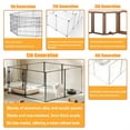 thumbnail image 2 of BingoPaw Acrylic Dog Playpen Fence Pet Clear Exercise Play Pen Whelping Box for Small Medium Large Dogs, 2 of 11