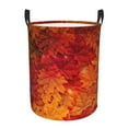 thumbnail image 2 of Goofa Autumn Leaf Printed Circular Hamper,Laundry Basket with Handles,Storage Baskets Foldable,Large Capacity Laundry Hamper-, 2 of 8