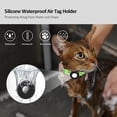 thumbnail image 3 of BEMS-1 pieza collar de huella Airtag verde collar para mascotas Airtag con, 3 of 5