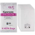 thumbnail image 2 of 6 Pack Fit Kenmore Sears Type Q/C HEPA Vacuum Bags Style 5055 20-50558 50557 53292, 2 of 9