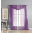 thumbnail image 2 of Diamond Sheer Voile Curtain Panels, 2 of 5