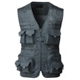 thumbnail image 2 of H2H Men's Active Lightweight Outdoor Vests Work Fishing Travel Utility Summer Vest with Multiple Pockets (CMOV058), 2 of 6