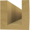 thumbnail image 4 of Ekena Millwork 4"W x 4"H x 28"L Block Woodgrain TimberThane Rafter Tail, Primed Tan, 4 of 6