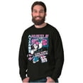 thumbnail image 4 of Popeye Cool Hustle For the Muscle Men's Long Sleeve Tee T Shirt Brisco Brands S, 4 of 6
