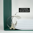 thumbnail image 2 of Carstens 4-Inch Heavy Duty 3-Ring Binder - Side Opening, Teal, 2 of 5