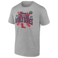 thumbnail image 2 of Men's Heather Gray Ole Miss Rebels 2025 NCAA Softball Women's College World Series Cut Off T-Shirt, 2 of 4