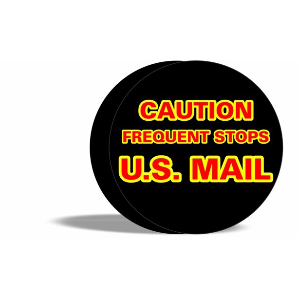 Tire Cover Central US Mail Black Vinyl (Select Size/Camera in Menu) 235
