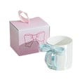 thumbnail image 2 of Pink Bow Coffee Mug 12oz Ceramic Cup with Bow Handle Coquette Style Microwave Dishwasher Safe Porcelain Tea Mug for Women Mom Girlfriend Valentine Mother's Day, 2 of 7