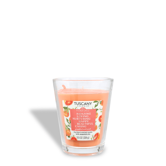 Tuscany Candle Amazing Mother: Grapefruit & Neroli Scented Spring Candle, 11.5 oz