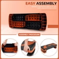 thumbnail image 2 of Fitvids Plateforme Aérobique d'Entraînement Step avec Hauteurs Réglables à 3 Niveaux, Tangerine, 2 of 7