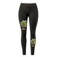 thumbnail image 5 of Zhanying Leggings de Noël pour Femmes Rouges à Grand Ceinture, Amincissants, Rehausse-Fesses, Coupe, Doublés en Molleton, Leggings pour Femmes Noirs TTG, 5 of 5