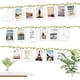 thumbnail image 1 of Cuerda decorativa para fotos con hojas verdes con 30 clips y clavos sin dejar rastro, cordón de yute de 300 cm para colgar en la pared, estilo boho chic, 1 of 7