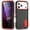 Black+Orange, variant on for iPhone 16 Pro Max Case, iPhone 16 Pro Max Phone Case with Built in Kickstand, Shockproof/Dustproof/Drop Proof Heavy Duty Military-Grade Rugged Protective Cover for iPhone 16 Pro Max,Green