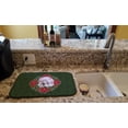 thumbnail image 4 of Carolines Treasures CK1583DDM White Standard Poodle Poinsetta Wreath Dish Drying Mat, 4 of 4