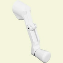 Universal, Diecast, White, Folding Crank Handle for Casement Windows