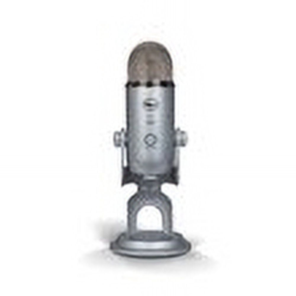 Blue Microphones Yeti USB Microphone (Silver) with Headphones and Pop Filter