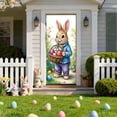 thumbnail image 1 of Weloille Easter Door Cover Decoration, 35 x 71 Inch Festive Pattern Door Curtain, Reusable Washable Fabric Door Banner, Holiday Decor for Front Door, Entryway, Living Room and Party Backdrop, 1 of 6