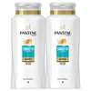 Pantene Shampoo, Smooth and Sleek for Dry Frizzy Hair, 25.4 oz, 2 Pk