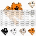 thumbnail image 4 of Family Matching Pajamas Halloween Pumpkin Print Long Sleeve Crewneck Tops and Pant Set for Kids/Baby 2 Pcs Sleepwear - Kids, 4 of 7