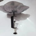 thumbnail image 5 of Deck Railing Mounted Bird Bath & Feeder, Flower Shaped Outdoor Bird Water Station with Metal Clip for Garden Fence Balcony Landscapes, 5 of 6
